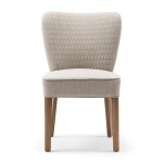 Krzesło Louise Dining Chair, mouliné linen, fabulous flax