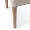 Krzesło Louise Dining Chair, mouliné linen, fabulous flax