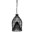 Lampa Rustic Rattan Fishing Basket Hanging Lamp