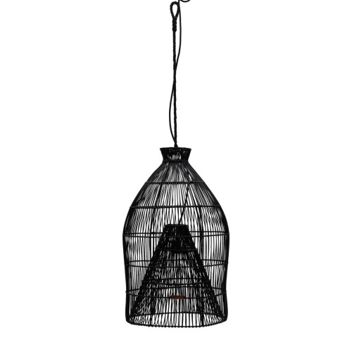 Lampa Rustic Rattan Fishing Basket Hanging Lamp