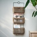 Stojak ścienny Rustic Rattan Wall Rack