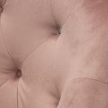 Fotel Modena Armchair, velvet III, rose stain