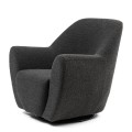 Fotel obrotowy The Jill Swivel Chair, bouclé, beluga