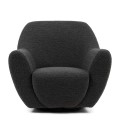 Fotel obrotowy The Jill Swivel Chair, bouclé, beluga