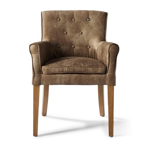 Krzesło La Scala Dining Armchair, pellini, coffee