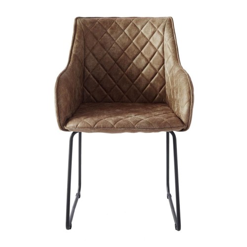 Krzesło Frisco Drive Dining Armchair, pellini, coffee