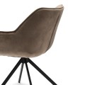 Krzesło Carnaby Dining Armchair, velvet III, golden mink