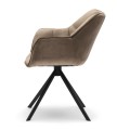 Krzesło Carnaby Dining Armchair, velvet III, golden mink