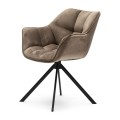 Krzesło Carnaby Dining Armchair, velvet III, golden mink