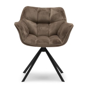 Krzesło Carnaby Dining Armchair, velvet III, golden mink