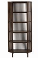 Regał Conie 5 Shelves Mango Wood Dark Brown