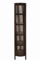 Regał Conie 5 Shelves Mango Wood Dark Brown