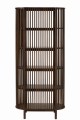 Regał Conie 5 Shelves Mango Wood Dark Brown