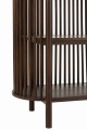 Regał Conie 5 Shelves Mango Wood Dark Brown