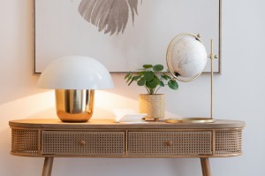 Konsola Metal/Wood Brown