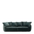 Sofa Courtney Sofa 3,5 Seater, velvet IV, turquoise