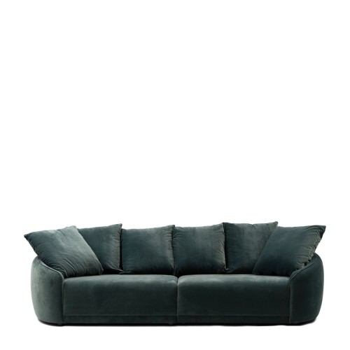 Sofa Courtney Sofa 3,5 Seater, velvet IV, turquoise
