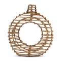 Waza Rustic Rattan Round Decoration Vase M