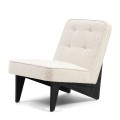 Fotel St. Moritz Lounge Chair, bouclé, white sand