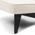 Fotel St. Moritz Lounge Chair, bouclé, white sand