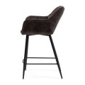 Hoker Carnaby Counter Chair, berkshire, cacoa
