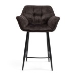 Hoker Carnaby Counter Chair, berkshire, cacoa