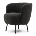 Fotel Corralillo Armchair, bouclé, beluga