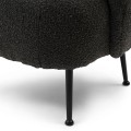 Fotel Corralillo Armchair, bouclé, beluga