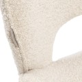 Krzesło Mr. Beekman Dining Chair, bouclé, white sand