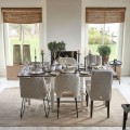Krzesło Mr. Beekman Dining Chair, bouclé, white sand
