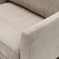 Fotel The Camille Armchair, english rib, almond