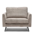 Fotel The Camille Armchair, english rib, almond