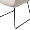Krzesło Frisco Drive Dining Armchair, mouliné linen, fabulous flax
