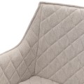Krzesło Frisco Drive Dining Armchair, mouliné linen, fabulous flax
