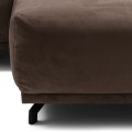 Narożnik Marciana Electric Sofa with Chaise Longue Right, scottish suede, brown sugar
