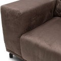 Narożnik Marciana Electric Sofa with Chaise Longue Right, scottish suede, brown sugar