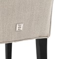 Krzesło The Jade Dining Chair, mouliné linen, fabulous flax