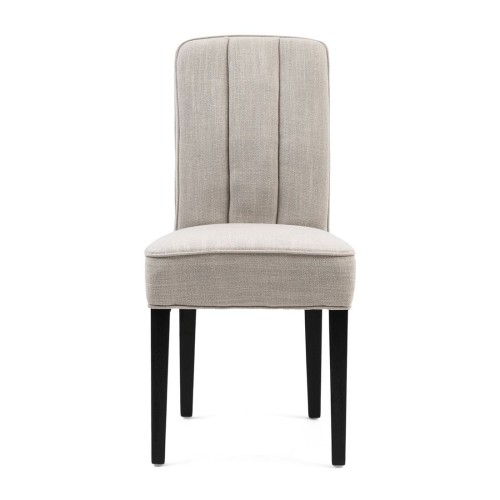 Krzesło The Jade Dining Chair, mouliné linen, fabulous flax