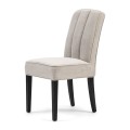 Krzesło The Jade Dining Chair, mouliné linen, fabulous flax