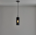 Lampa BROMPTON, SIZE 1 ANTHRACITE GLASS PENDANT