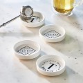 Talerzyki na torebki od herbaty 4 sztuki RM Tea Bar Tea Tips