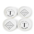 Talerzyki na torebki od herbaty 4 sztuki RM Tea Bar Tea Tips