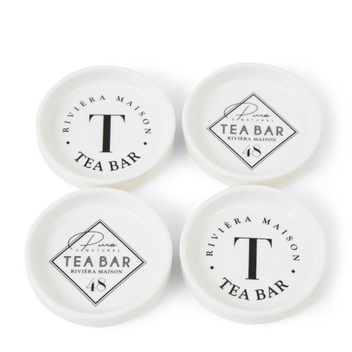 Talerzyki na torebki od herbaty 4 sztuki RM Tea Bar Tea Tips