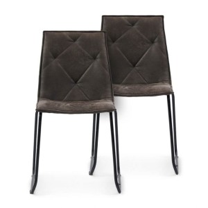 Krzesło x 2 Zestaw Venice Park Stackable Chair, pellini, espresso