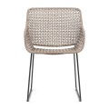 Krzesło ogrodowe Portofino Outdoor Dining Armchair, graphite