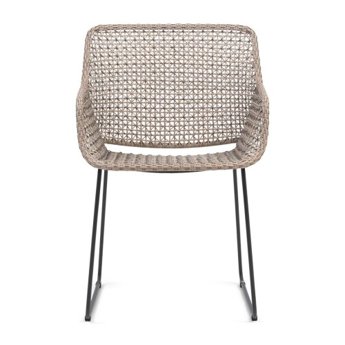 Krzesło ogrodowe Portofino Outdoor Dining Armchair, graphite