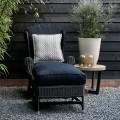 Fotel Nicolas Outdoor Wing Chair, black