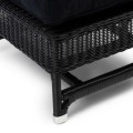 Podnóżek Nicolas Wing Chair Outdoor Footstool, black