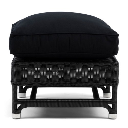 Podnóżek Nicolas Wing Chair Outdoor Footstool, black
