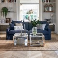 Sofa Lennox Sofa 3,5 Seater, recycled weave, denim blue